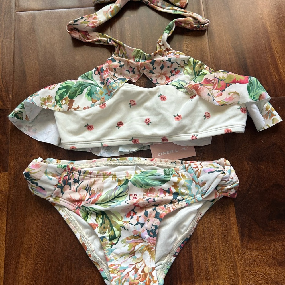 O'Neill Arden Floral Ruffle Bikini